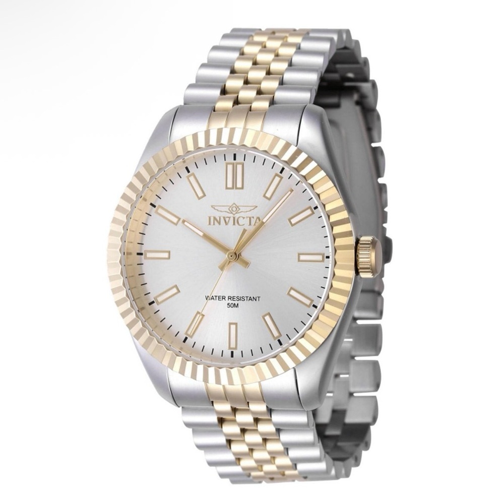 New Invicta Men’s Specialty Quartz Silver Dial Watch, Model 47484